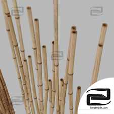 Bamboo low  decor small pebble n2