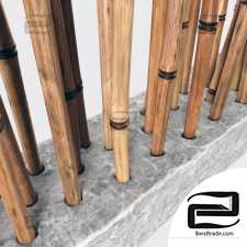 Bamboo low decor n5