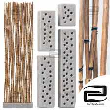 Bamboo low decor n6