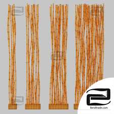 Bamboo low decor n6