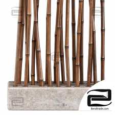 Bamboo low decor n7