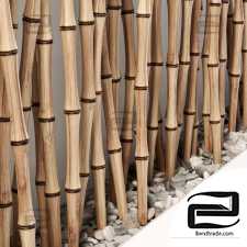 Bamboo thin branch decor n2