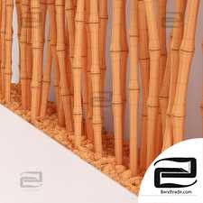 Bamboo thin branch decor n2