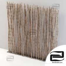 Bamboo thin branch decor n2