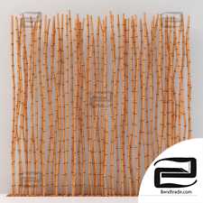 Bamboo thin branch decor n2