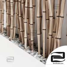 Bamboo thin branch decor n2