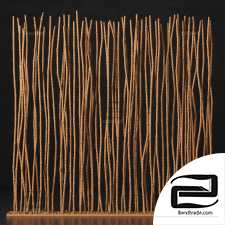 Bamboo thin branch decor n3