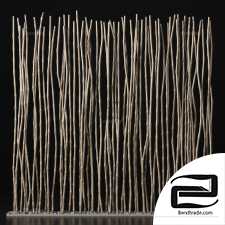 Bamboo thin branch decor n3