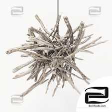 Branch decor lamp n1 / Chandeliers made of branches