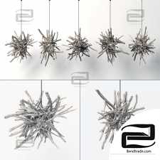 Branch decor lamp n1 / Chandeliers made of branches