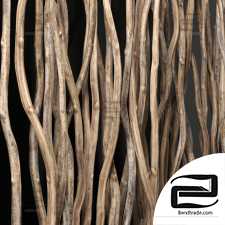 Branch sang crooked long decor n1 / Decor of long dry crooked branches