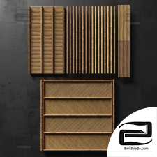 Ceiling bamboo angle n1 / Bamboo corner ceiling