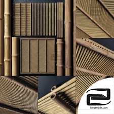 Ceiling bamboo angle n1 / Bamboo corner ceiling