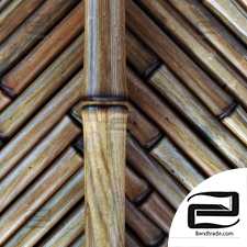 Ceiling bamboo branch low n5 / Bamboo ceiling No.5