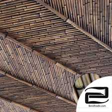 Ceiling bamboo branch low n5 / Bamboo ceiling No.5