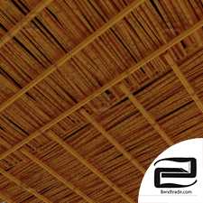 Ceiling bamboo crooked branch low n6 / Curved bamboo ceiling No. 6