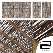 Ceiling bamboo thin crooked branch n2