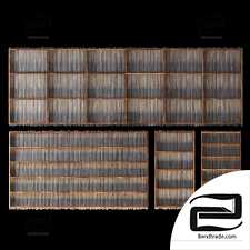 Ceiling long bamboo decor n1