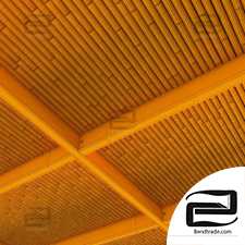 Ceiling long bamboo decor n1