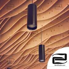 Ceiling parametric lamp/Parametric wooden ceiling