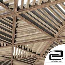 Ceiling parametric Triangle rail n2