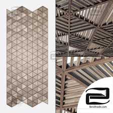 Ceiling parametric Triangle rail n2