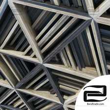 Ceiling parametric Triangle rail n3