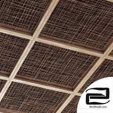 Ceiling wood cage thin branch n4