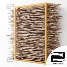 Firewood frame decor n2