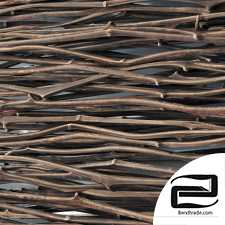 Firewood thin branch decor n1