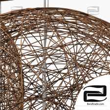 Lamp wicker n12