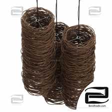 Lamp wicker n20