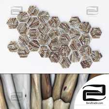 Hexagon panel branch splinter n2