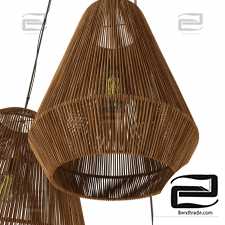 Lamp wicker n23