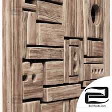 Panel wood form frame n1