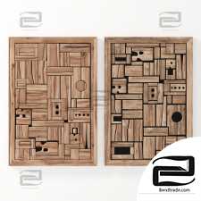 Panel wood form frame n1