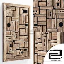 Panel wood form frame n1