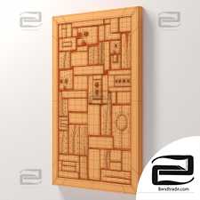 Panel wood form frame n1