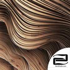 Parametric big ceiling wood n1