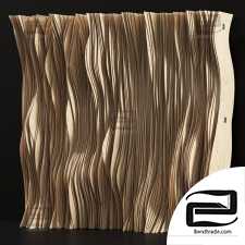 Parametric Plywood panel decor