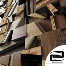 Rectangle wood panel rail n1