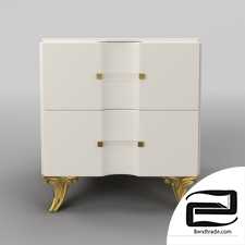 Fratelli Barri RIMINI bedside table 3D Model id 9438