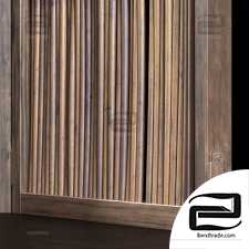 Screen thin branch wood decor n3