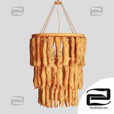 Wood chaip lamp n1