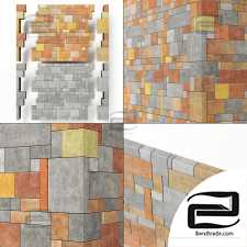 Brick big slab stone angle tile / Big tile brick