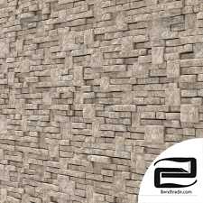 Brick stone wall block many n1