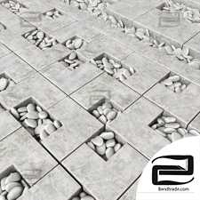 Designer of concrete curbs / Concrete border construction