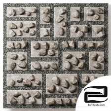 Flowerbed street decor stone n3