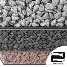 Gabion big rock stone