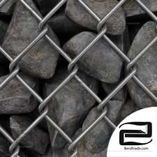 Gabion cage rock stone n1